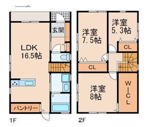 プルーム小雑賀の物件間取画像